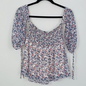 American Eagle Floral Blouse